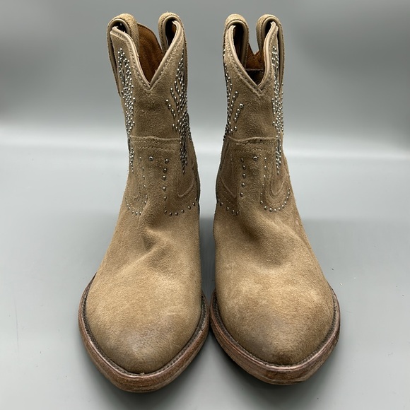 FRYE | BILLY STUD WESTERN BOOTS like new 7.5 - Picture 3 of 12